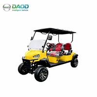 Voiture de golf électrique DAOD 4 places avec batterie LiFePO4, autonomie de 50-70 km, vitesse de 30 km/h, directement de l'usine