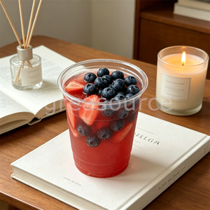 Taza de Té de Frutas Artificiales de 500ml con Fresas y Arándanos Realistas, Bebida de Jugo de Bayas Artificial, Adorno de Plástico para Exhibición en Tiendas de Leche - Product Image 4