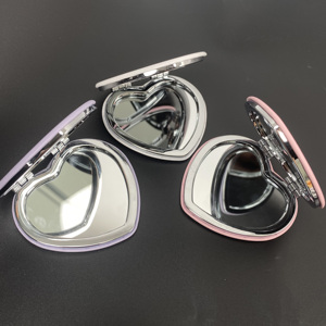 Factory Wholesale Single Side Handheld Makeup <strong>Mirror</strong> <strong>Plastic</strong> Square Cosmetic <strong>Mirror</strong> with Handle - Product Image 6
