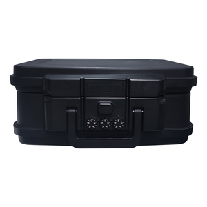 Materiale ignifugo in acciaio nero impermeabile e sicuro per sicurezza ad alta temperatura, cassetta di sicurezza elettronica - Product Image 1