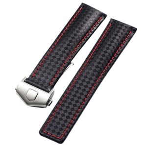 Correa de <span class=keywords><strong>Reloj</strong></span> JYD S516 de 20/22/24 mm, 1:1 Original, de Cuero de Lujo, para Relojes TAG <span class=keywords><strong>Heuer</strong></span> - Product Image 5