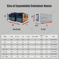 Rumah Kontainer Ekspansiabel 20/40ft, Sunroom Prefab, Vila Tamu, Pod Hunian Mandiri yang Dapat Dilepas, Kit Rumah Mungil ISO WaterMark