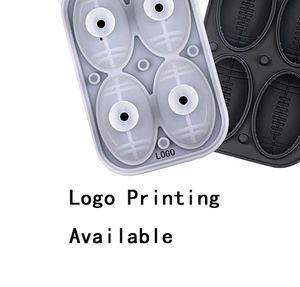 Molde de Silicona <span class=keywords><strong>para</strong></span> Cubitos de Hielo con Forma de Balón de Fútbol, 4 Cavidades, con Tapa de Embudo, Grado Alimenticio, Libre de BPA, <span class=keywords><strong>para</strong></span> Hacer Bolas de Hielo Grandes <span class=keywords><strong>para</strong></span> Whisky, Cócteles y Bebidas - Product Image 6