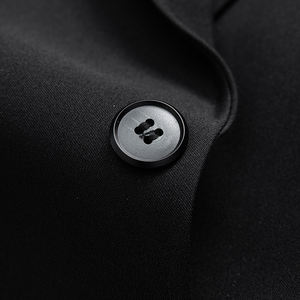 Costume <span class=keywords><strong>professionnel</strong></span> haut de gamme noir pour femmes - Costume cintré pour le printemps et l'automne, tenue de réception, ensemble de costume <span class=keywords><strong>professionnel</strong></span> - Product Image 3