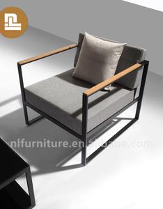 Ensemble <span class=keywords><strong>de</strong></span> canapés <span class=keywords><strong>de</strong></span> <span class=keywords><strong>jardin</strong></span> en aluminium imperméable pour loisirs en plein air, 4 pièces - Product Image 4