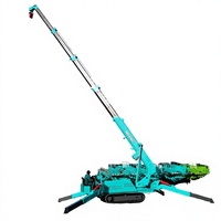 Mini-grue araignée à double alimentation (diesel et électrique) pour installation de vitres en intérieur – Fournisseur direct usine