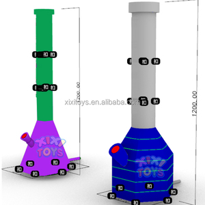 Ballons gonflables géants personnalisés de 13 pieds de haut en forme de bong à eau, modèles de tubes à <span class=keywords><strong>fumer</strong></span> gonflables - Product Image 5