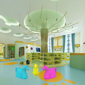 Silla Infantil de Plástico con Forma de Caballo, Muebles Duraderos para Jardín de Niños - Product Image 2
