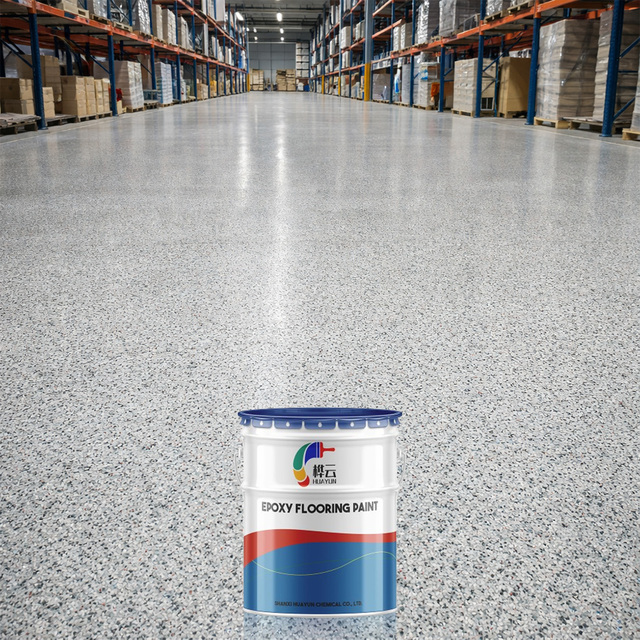 Grey Epoxy Sand Broadcast Flooring | Heavy Duty Anti-Skid Epoxy Floor Paint for Warehouse & Garage