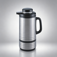Pot thermique à large ouverture Creed 3L, coque en plastique, intérieur en verre, pour l'Iftar du Ramadan, approvisionnement en gros pour les marchés du Golfe
