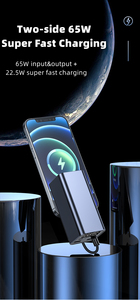 Chargeur <span class=keywords><strong>portable</strong></span> pour ordinateur <span class=keywords><strong>portable</strong></span>, station de charge rapide, PD 65W, Powerbank <span class=keywords><strong>50000mah</strong></span> 30000mah 20000mah - Product Image 5