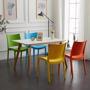 Alta calidad diseño Simple ocio Pp Silla de comedor fuerte precio bajo apilable al aire libre plástico <span class=keywords><strong>Chaira</strong></span> - Product Image 6