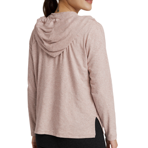 เสื้อมีฮู้ดสำหรับเล่นกีฬาฟิตเนสของผู้หญิงเสื้อมีฮู้ดระบายอากาศทรงหลวมพิมพ์ลายได้น้ำหนักเบาฤดูใบไม้ร่วง - Product Image 3