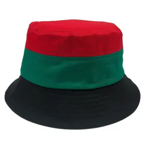 OEM 100% cotton 3 colorful country qatar 2022 football fans cap logo customizable bucket hats