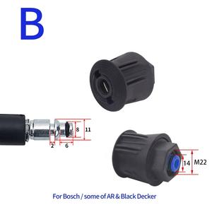 Connecteur m22/14 adaptateur de tuyau de pistolet à eau haute pression <span class=keywords><strong>pour</strong></span> nettoyeur haute pression <span class=keywords><strong>karcher</strong></span> série K <span class=keywords><strong>k2</strong></span> k3 k5 k7 - Product Image 3