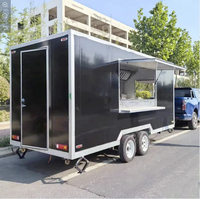 Camion de restauration rapide pour burgers de rue, crêpes, hot-dogs, café, remorque de nourriture, food truck, remorque de nourriture mobile