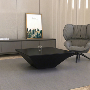 <b>Black</b> Marble <b>Coffee</b> <b>Table</b> Modern <b>Square</b> Center/Side <b>Table</b> Natural Stone Living Room Furniture Customized - Product Image 1