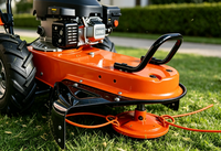 Débroussailleuse industrielle 4 temps à essence haute puissance, autotractée, poussée à la main, coupe-herbe 3800W avec fil nylon