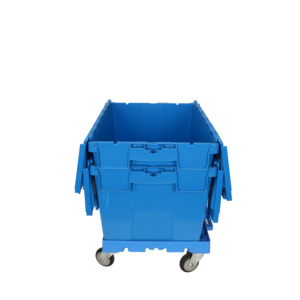 Contenedor de almacenamiento de plástico PP de grado alimenticio de alta resistencia, cajas, tapas sólidas con bisagras, apilables, resistentes para <span class=keywords><strong>transporte</strong></span> en movimiento - Product Image 6