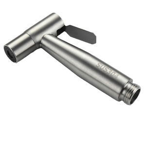 Pistola de pulverización presurizada de mano, boquilla de bidé de acero inoxidable 304 para enjuague de inodoro - Product Image 1