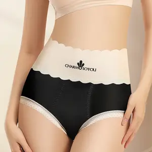 Cheap Women's Hipster Panties Underwear 4 Pack Cotton Ladies Stretch  Breathable Transparent Tempting Thong