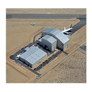 Çelik yapı küçük uçak uçak kiti Hangar çelik yapı Hangar modüler prefabrik endüstriyel kolay montaj