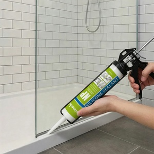 Sellador de Silicona SEIMEDA 100% Impermeable, Transparente, Resistente a Grietas y Encogimientos, <span class=keywords><strong>para</strong></span> Sellado de Juntas en Cocina y Baño - Product Image 2