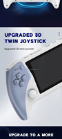 Consola de Videojuegos Retro Portátil JJ 2026, Recién Lanzada, Proyecto X Pro, Pantalla Grande de 4.3 Pulgadas, 64 GB, 3000 Juegos Integrados, PSP, FC, GBC, MD