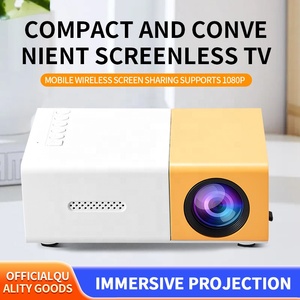Mini Proyector Portátil YG300, Proyector de Cine en Casa, 1080P, para Películas y Videos, con Cable para Teléfono - Product Image 2