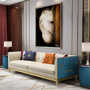 Großhandels preis Luxus Designs Leder Wohnzimmer möbel Sets <span class=keywords><strong>1</strong></span> 2 <span class=keywords><strong>3</strong></span> Sitz Schnitts ofa <span class=keywords><strong>Set</strong></span> - Product Image 3