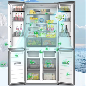 Factory Sales Energy-Saving Four Door Household Side-by-Side <b>Refrigerator</b> Portable Installation Equipment - Product Image 3