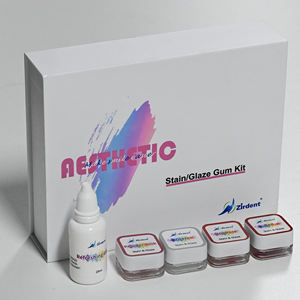ชุดเคลือบสีชมพูสำหรับเหงือก Zirdent Gingival Pink Stain Glaze Kit 8 เฉดสี วัสดุสิ้นเปลืองทางทันตกรรม เซรามิกสำหรับงานทันตกรรม ผลิตภัณฑ์ทันตกรรมเพื่อความสวยงามสำหรับเหงือก - Product Image 1