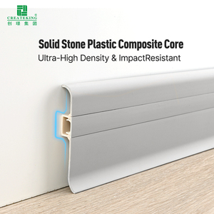 Rodapié de PVC SPC de 70 mm de Primera Calidad, Moderno, Duradero y Ecológico, Ideal para Pisos SPC LVT, Hospitales y Escuelas - Product Image 2