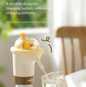 Bomba eléctrica para agua potable, dispensador de agua eléctrico de dibujos animados, Mini dispensador de agua completamente automático para cocina, área de trabajo, hogar - Product Image 1