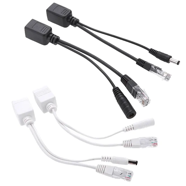 Sunsoont PoE Power Splitter Injector 20-30meters Extender for Network Devices