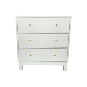 สั่งทําพิเศษออสเตรเลีย 3 ลิ้นชัก ลิ้นชักไม้ MDF สีดํา มือภาพขนาดใหญ่ - Product Image 3