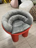 Chaises de salon en PE écologiques de style nordique, chaises à pattes d'éléphant, chaise d'éléphant, chaise longue Roly Poly pour salon