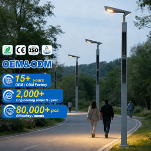 Farolas Solares Híbridas, <span class=keywords><strong>Precio</strong></span> de Lámpara Solar LED para Exteriores, Proveedores de Iluminación para Jardines y Carreteras, Poste de Luz Solar Todo en Uno de 1000W - Product Image 1