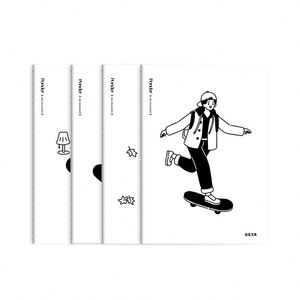 Material Escolar al por Mayor, Cuaderno Personalizado A4 A5 B5 de 38 Hojas con Rayas, Cuaderno Cosido - Product Image 1