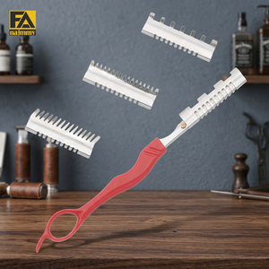 Tondeuse à cheveux Naimmy avec manche en plastique et lame en acier inoxydable pour le rasage du visage, personnalisable avec votre nom et votre logo - Product Image 5