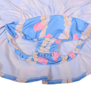 Combinaison pour petite fille Ga-15 Wrinkle Elastic Bust Leo Girls, imprimée, avec bretelles réglables à boucle, jupe double couche - Product Image 6