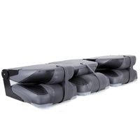 Nouvelle série de chaises de bateaux pontons de haute qualité Siège de bateau pliant de luxe avec logo personnalisé