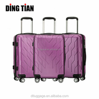 Sacs de voyage de marque Premium, valise rose Maletas porte-bagages Dingtian, ensemble de valises, cabine, valise à roulettes ABS