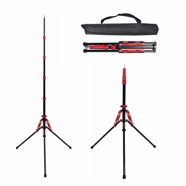 Lightweight Aluminum Alloy Tripod Stand with 3000g Load Capacity Portable for Outdoor/Travel Shooting