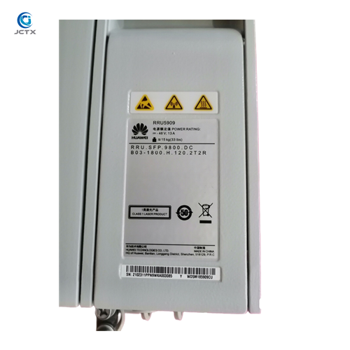 RRU5909 2100 is used for multimode 2100MHz (2 * 60w) -48V 02311TBC WD5M215909CU RRU5909 SFP. 9800. DC B03-1800.H. 120.2T2R