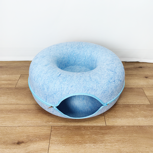 Nouvelle Tanière Écologique pour Chat en Feutre et Laine de Haute Qualité – Lit Tunnel Confortable et Douillet pour Chats - Product Image 5