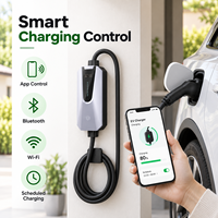Chargeur EV AC Tesla Type 2 J1772 GB/T 3,84 kW-22 kW 220 V 240 V 380 V 16 A 32 A 40 A 48 A RFID APP WiFi Bluetooth IP65 Fournisseur OEM ODM