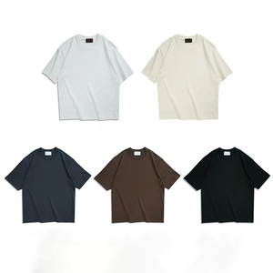 Camiseta Deportiva Casual Unisex de Cuello Redondo, Talla Grande, Estampada, de Algodón de Primera Calidad, Estilo Vintage, Corte Holgado, Venta al Por Mayor - Product Image 2