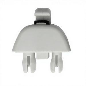 FOR Sun Visor Fixing <b>Hooks</b> 6RD857561 For Volkswagen Passat B7 Skoda Audi Gray Plastic Easy Installation Roof Mount - Product Image 2