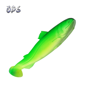 แอร์บรัชมือจับมีสีสันขนาดใหญ่,หางไม้พายทำจาก<span class=keywords><strong>ยาง</strong></span> PVC นิ่มเหยื่อตกปลา - Product Image 4